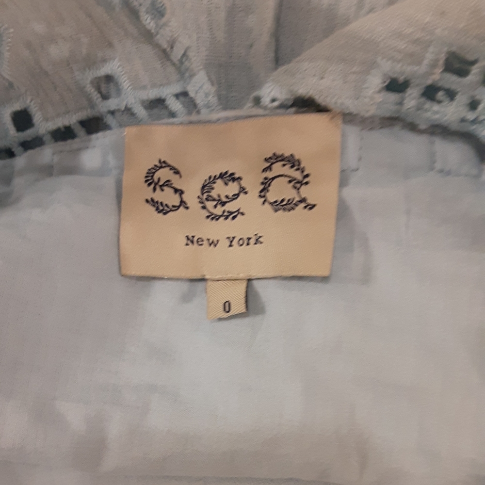 Sea New York Light Blue Dress Size 0 - Picture 5 of 8